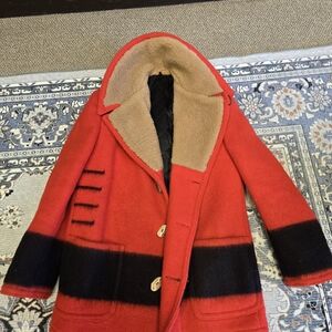 Marlboro Black Quilted Lining with Red Accent SIZE 44